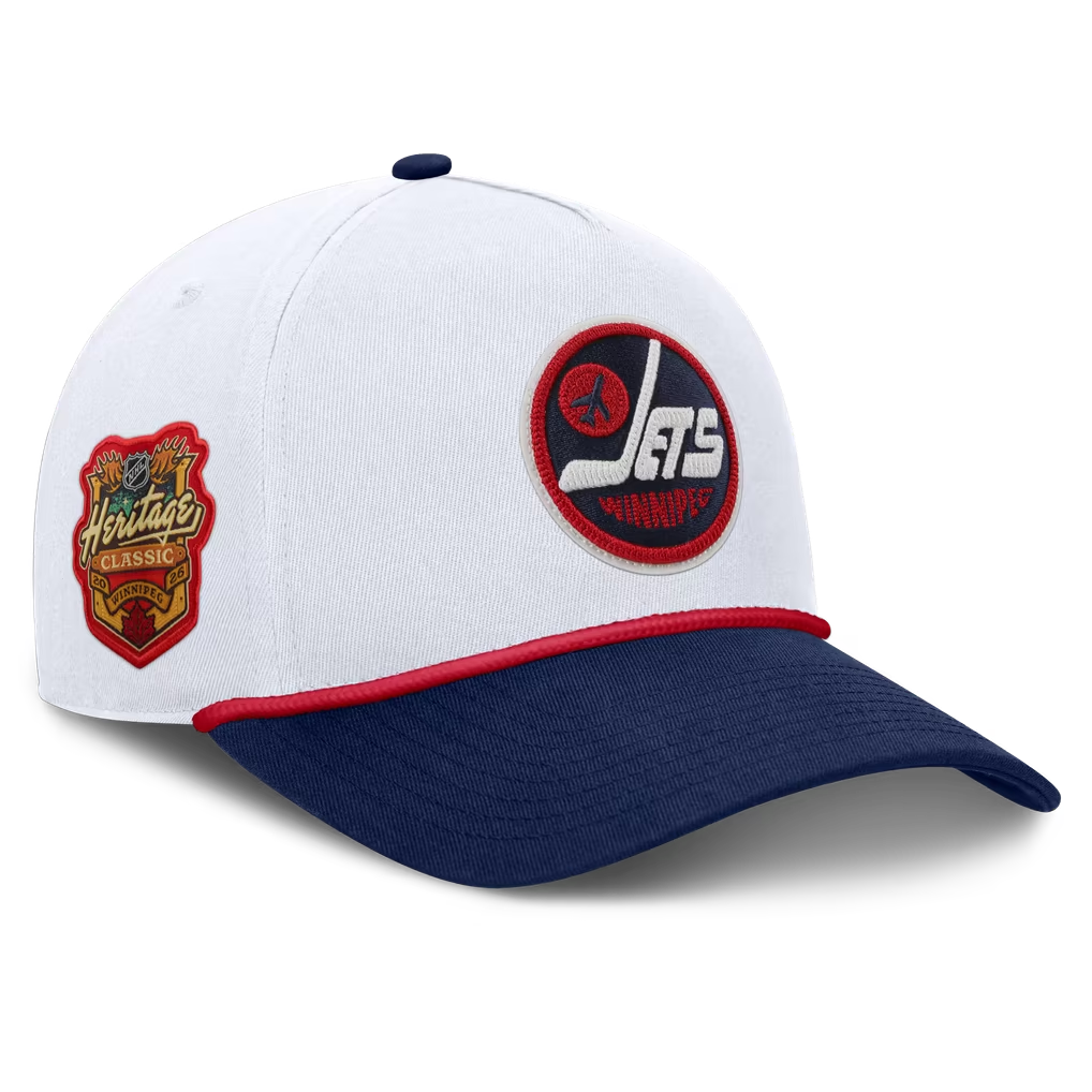 NHL Hat Adjustable A-Frame Snapback Authentic Pro 2026 Heritage Classic Jets