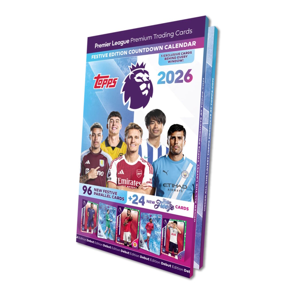 Topps Premier League Premium Trading Cards 2025-26 Advent Countdown Calendar