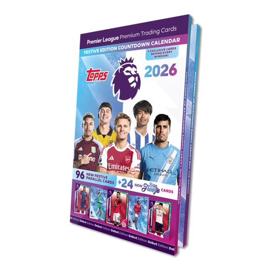 Topps Premier League Premium Trading Cards 2025-26 Advent Countdown Calendar