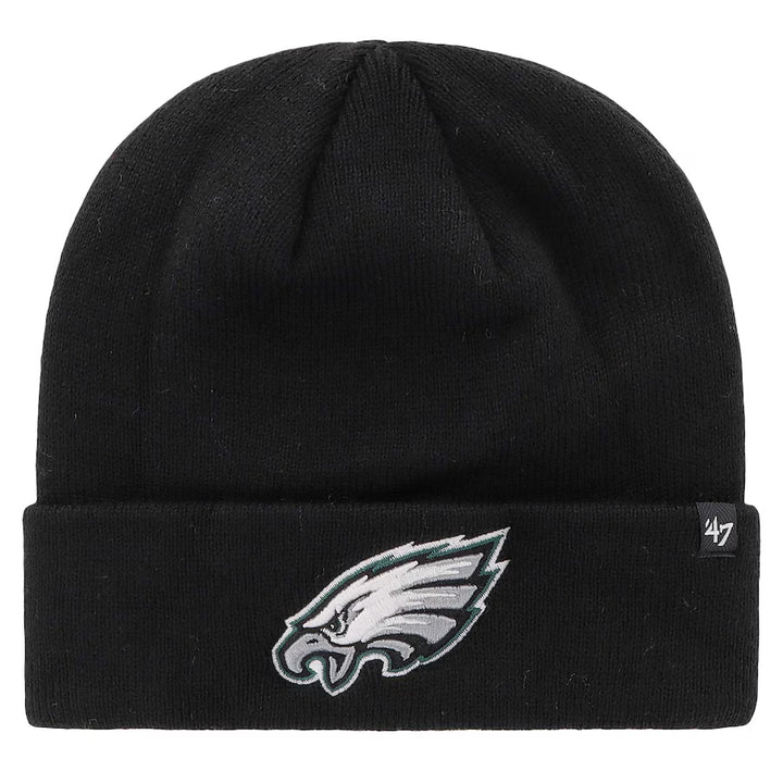 NFL Knit Hat Raised Cuff Eagles