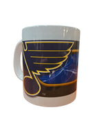 NHL Coffee Mug Subl. 11 Oz C-Handle White Blues