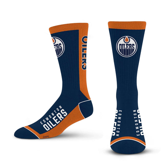 NHL Socks MVP Oilers Large 10-13