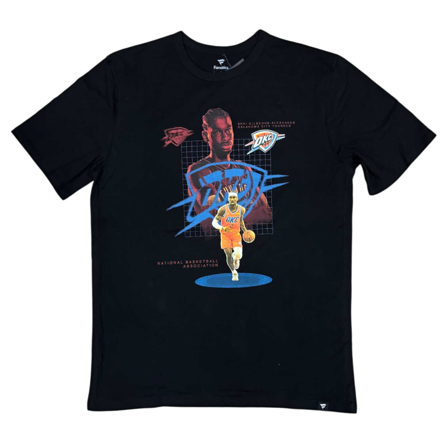 NBA Player T-Shirt T7 Grid Shai Gilgeous-Alexander Thunder