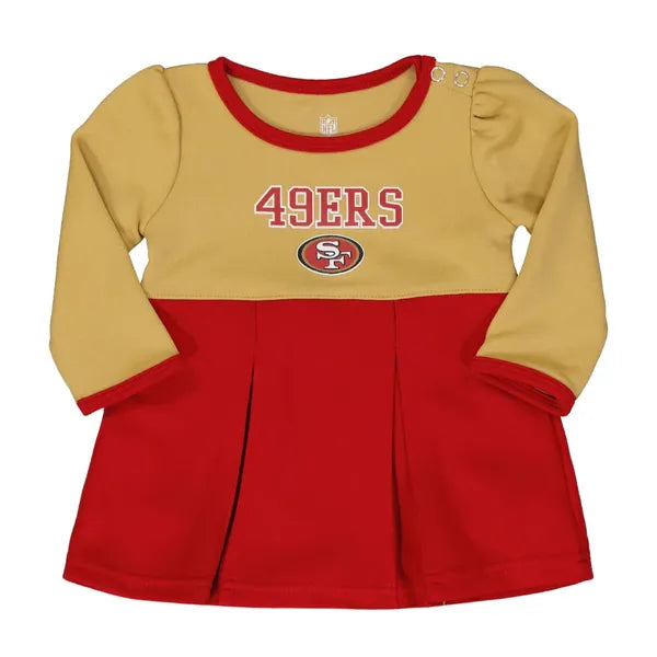 NFL Infant Girls' Cheer Dress 49ers