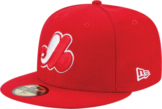 MLB Hat 5950 Cooperstown Basic Scarlet Expos
