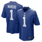 NFL Player Game Jersey Home Malik Nabers Giants