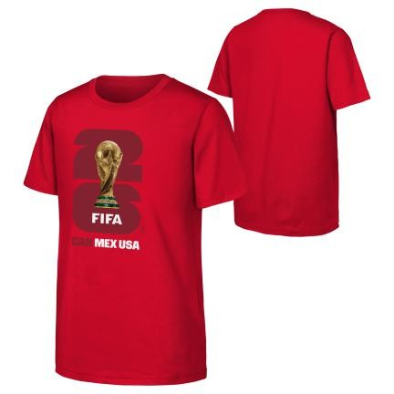 FIFA World Cup 2026 Youth T-Shirt Trophy Host Cities