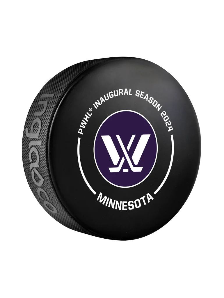 PWHL Game Puck Inaugural Season 2024 Minnesota