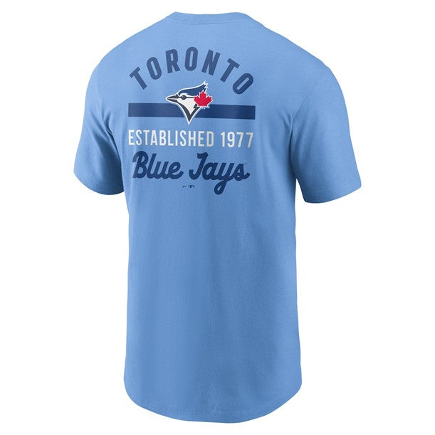 MLB T-Shirt Powder Fuse Wordmark Blue Jays