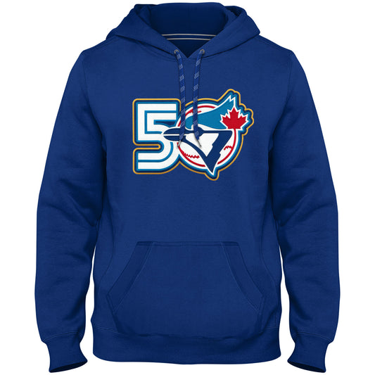 MLB Hoodie 50th Anniversary Express Blue Jays (Royal Blue)