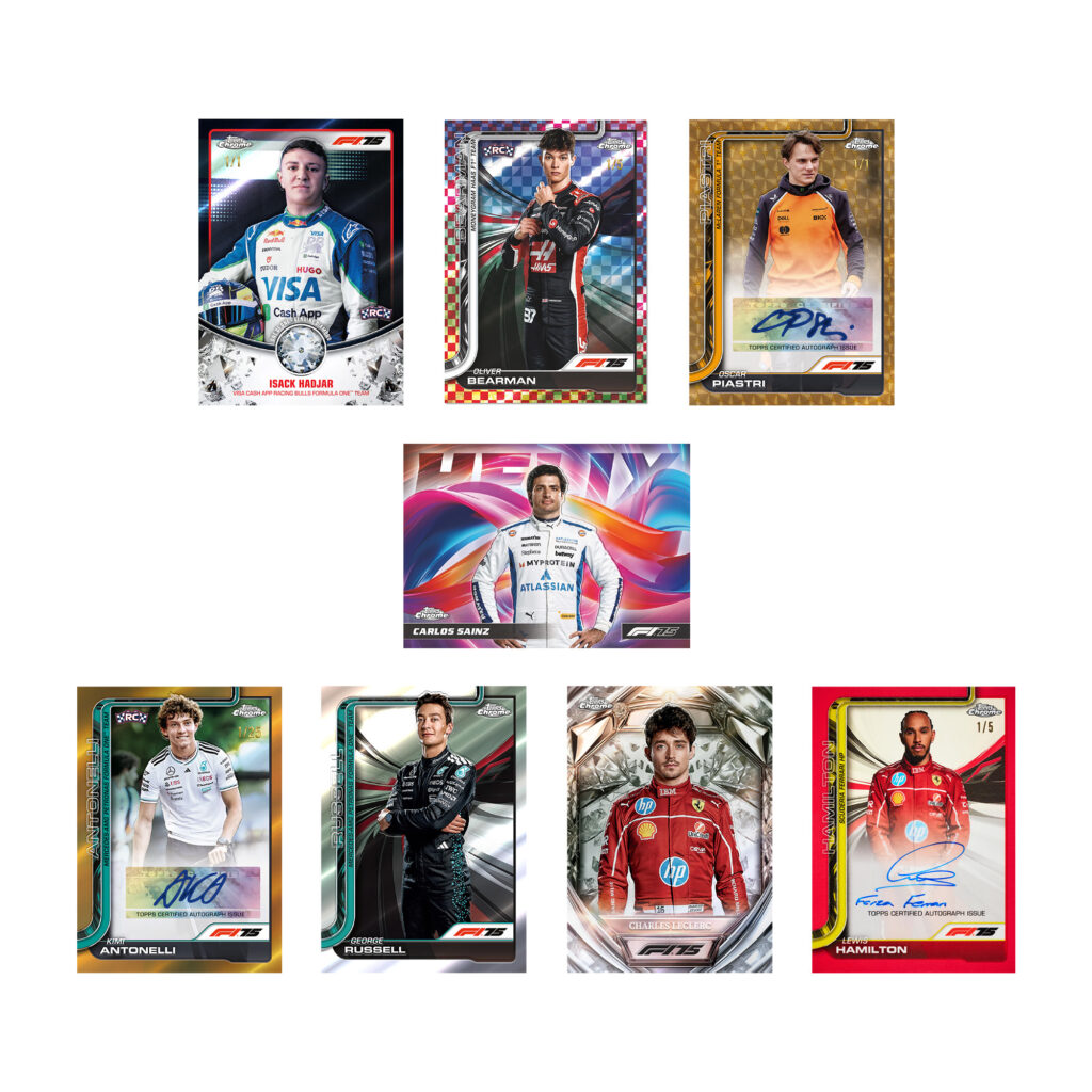 Topps Chrome F175 6 Card Value Box Formula One
