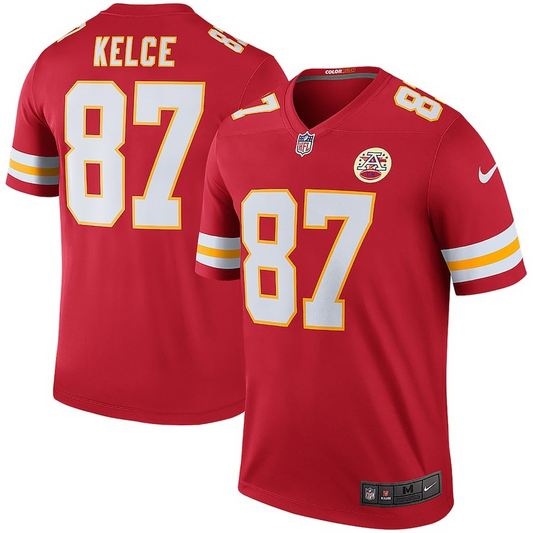 NFL Player Legend Color Rush Jersey Home Travis Kelce Chiefs