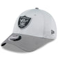 NFL Hat 940 Stretch Snap Training Camp Grey 2024 Raiders