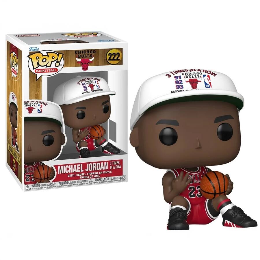 NBA Vintage Player Pop! Figure 3 Times in a Row Michael Jordan Bulls #222