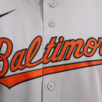 MLB Limited Jersey Blank Road Gray Orioles