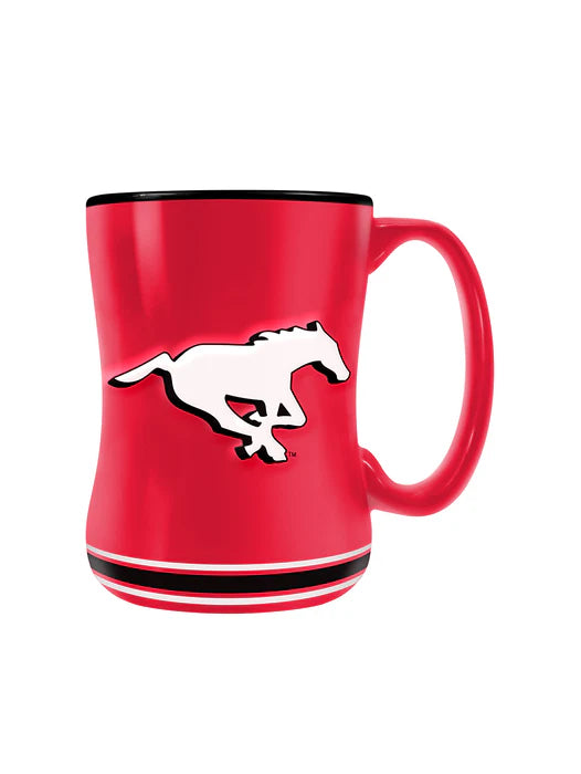 CFL Coffee Mug Sculpted Relief Stampeders