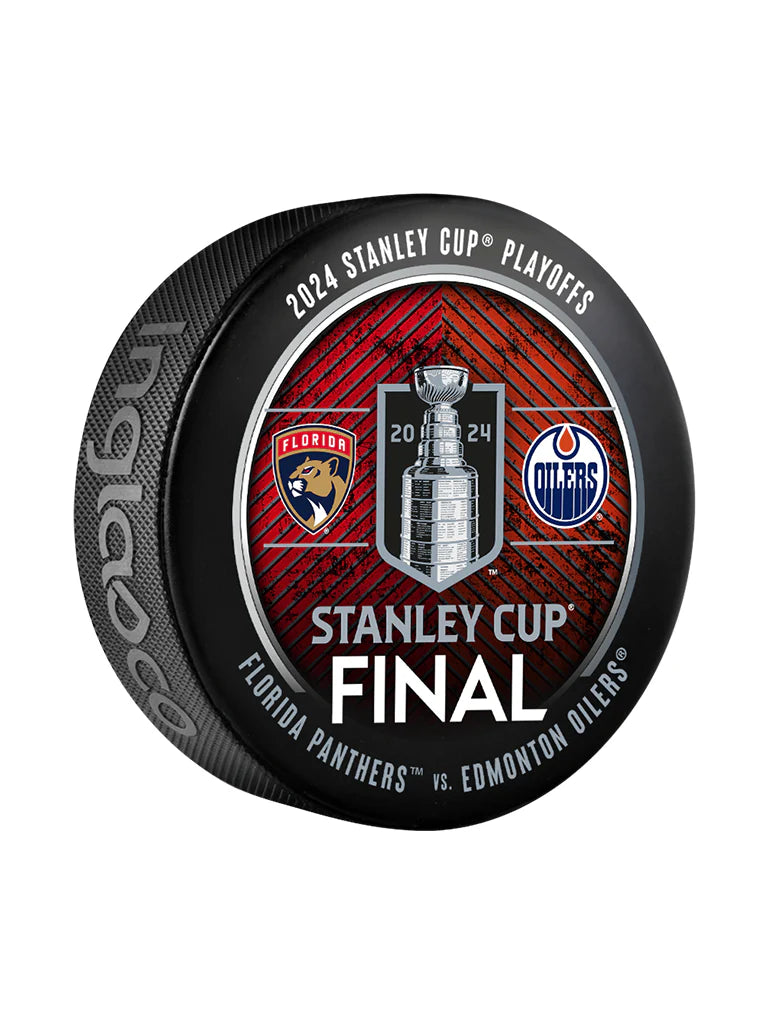 NHL Collector Puck Stanley Cup Final 2024 Oilers vs. Panthers