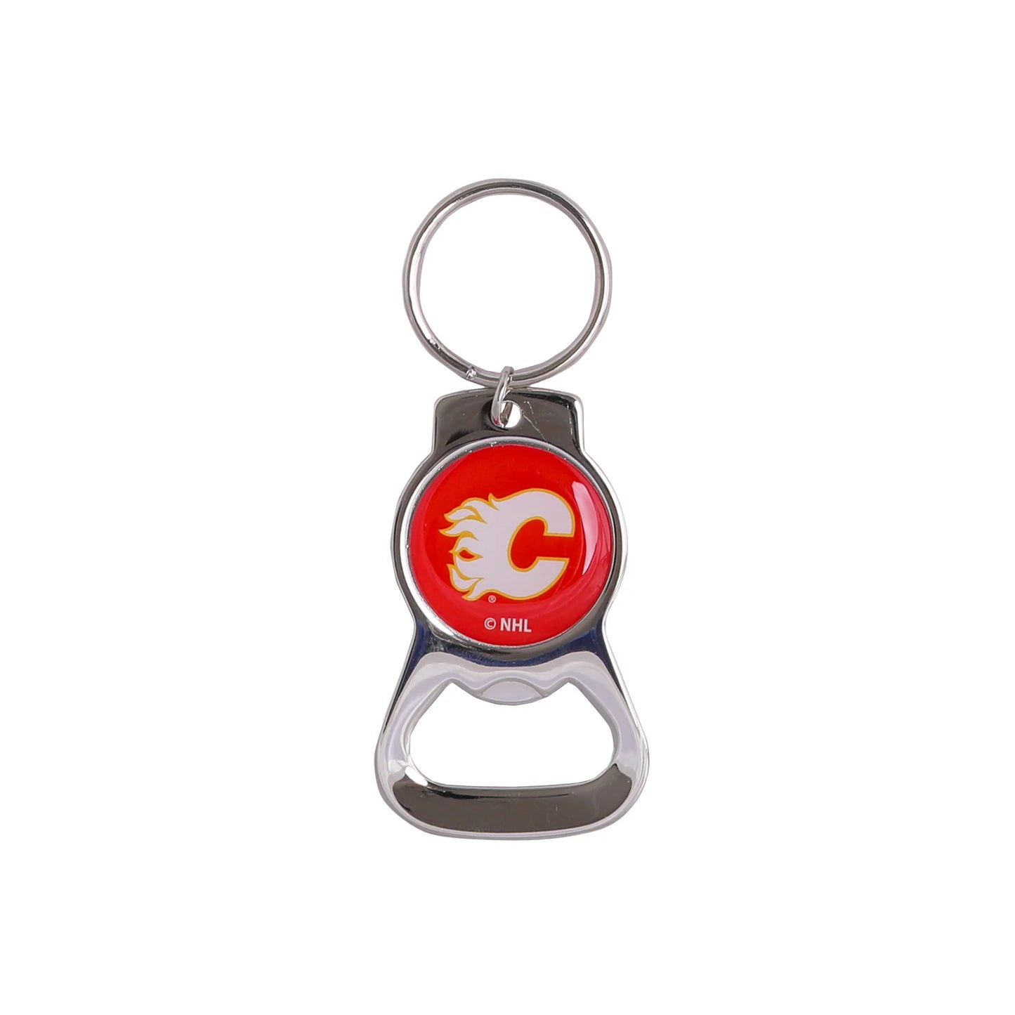 NHL Keychain Bottle Opener Flames