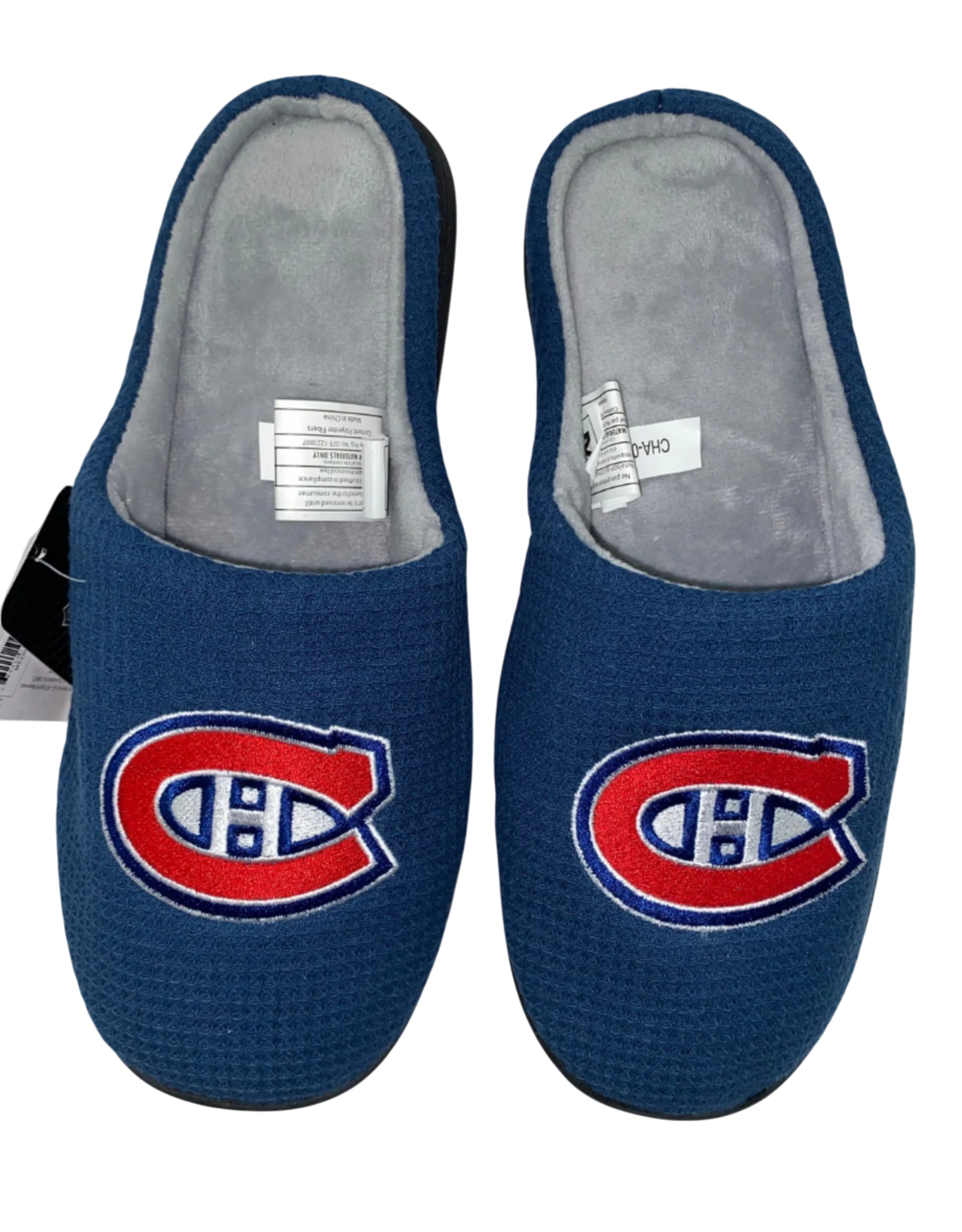 NHL Memory Foam Slippers Canadiens