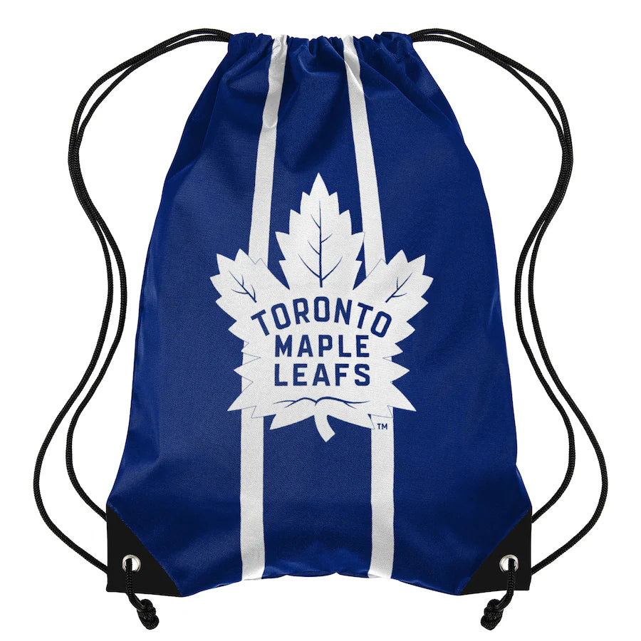 NHL Drawstring  Bag Stripe Maple Leafs
