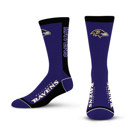 NFL Socks MVP Ravens Large 10-13