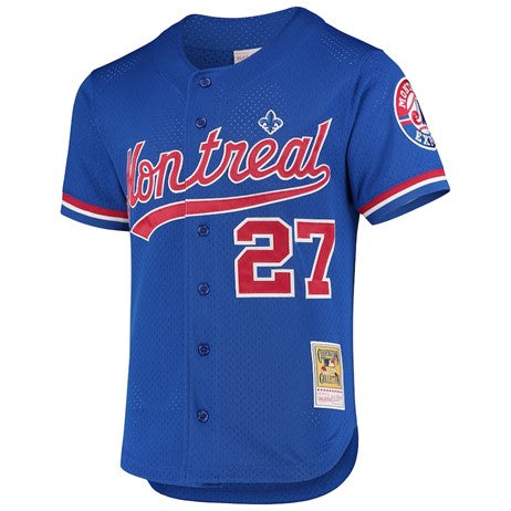 MLB Vintage Player Jersey City Name Vladimir Guerrero Expos (Royal Blue)