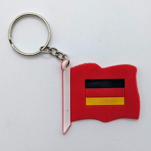 Country Keychain Rubber Flag Germany