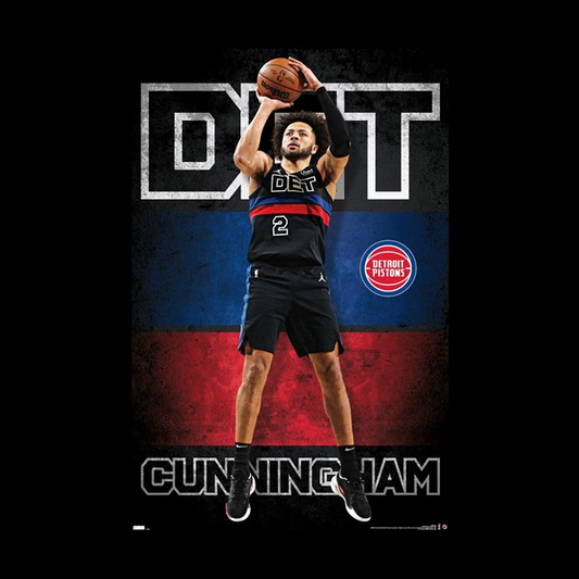 NBA Player Wall Poster Cade Cunningham Pistons