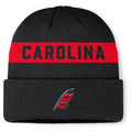 NHL Knit Hat Authentic Pro Cuffed Stripe Beanie Rink Road 2025 Hurricanes