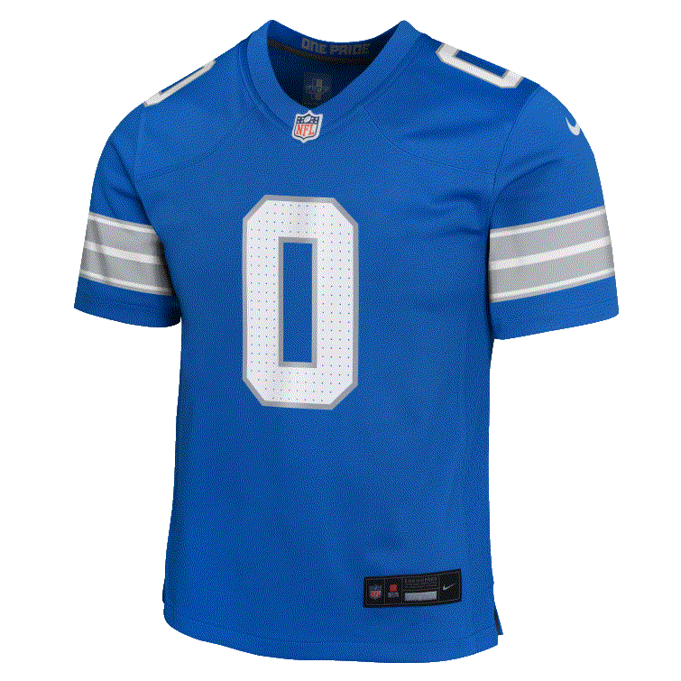 NFL Youth Player Game Jersey Home Jahmyr Gibbs Lions