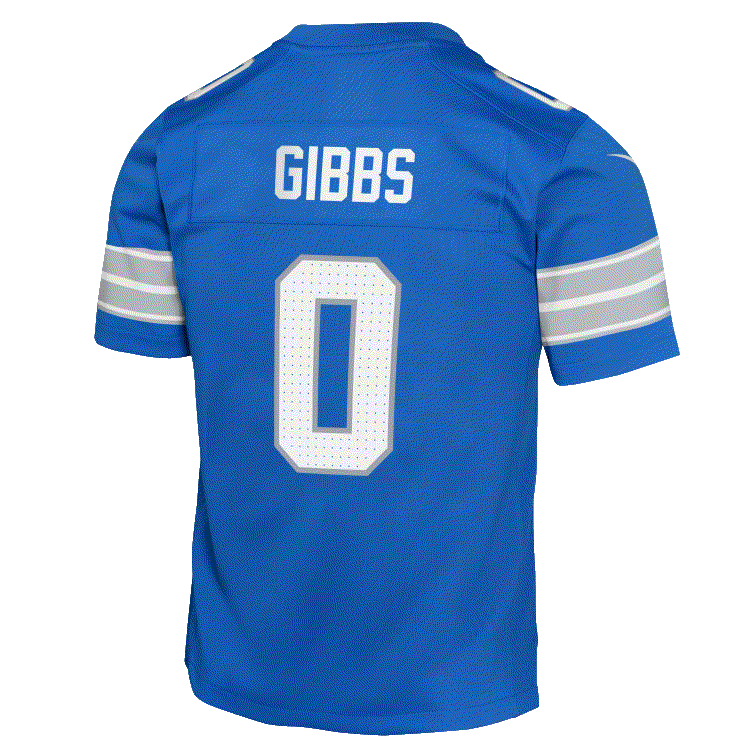 NFL Youth Player Game Jersey Home Jahmyr Gibbs Lions