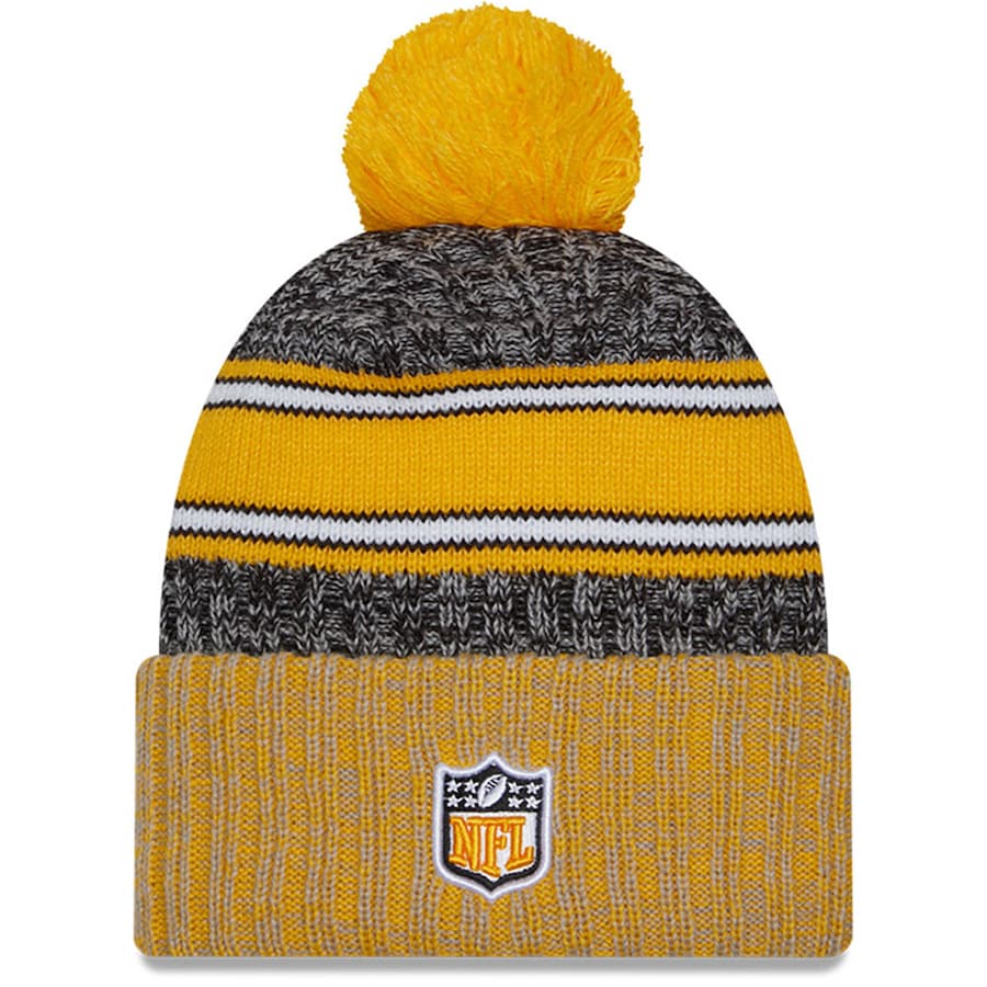 NFL Knit Hat 2023 Sport Yellow Steelers