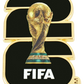 FIFA World Cup 2026 Lapel Pin Black Emblem (Gold Outline)