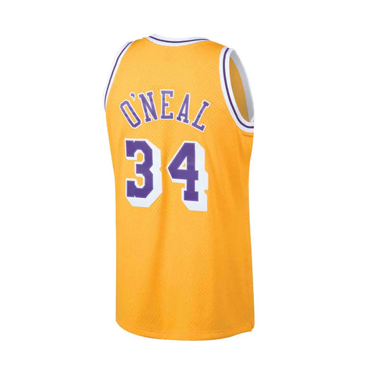 NBA Hardwood Classics Player 1996-97 Swingman Jersey Shaquille O'Neal Lakers (Gold)