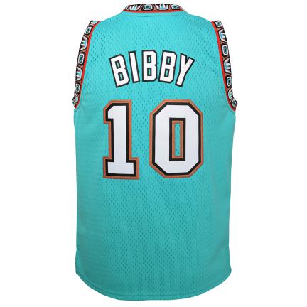 NBA Youth Hardwood Classics Player 1998-99 Swingman Jersey Mike Bibby Grizzlies (Teal)