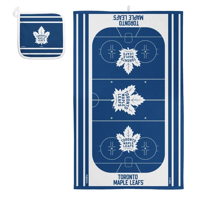 NHL Kitchen Powel & Pot Holder Sets Maple Leafs