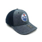 NHL Hat Stretch Fit Poly Heathered Team Oilers
