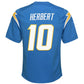 NFL Youth Player Game Jersey Home Justin Herbert Chargers
