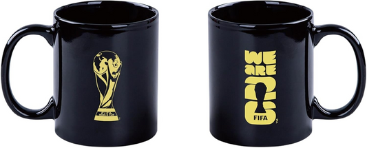 FIFA World Cup Ceramic Coffee Mug 12Oz 2D Trophy Black FIFA World Cup