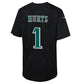 NFL Youth Player Fashion Jersey Super Bowl LIX Carbon Black Jalen Hurts Eagles