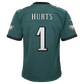 NFL Youth Player Game Jersey Home Jalen Hurts Eagles