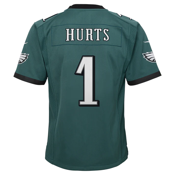 NFL Youth Player Game Jersey Home Jalen Hurts Eagles