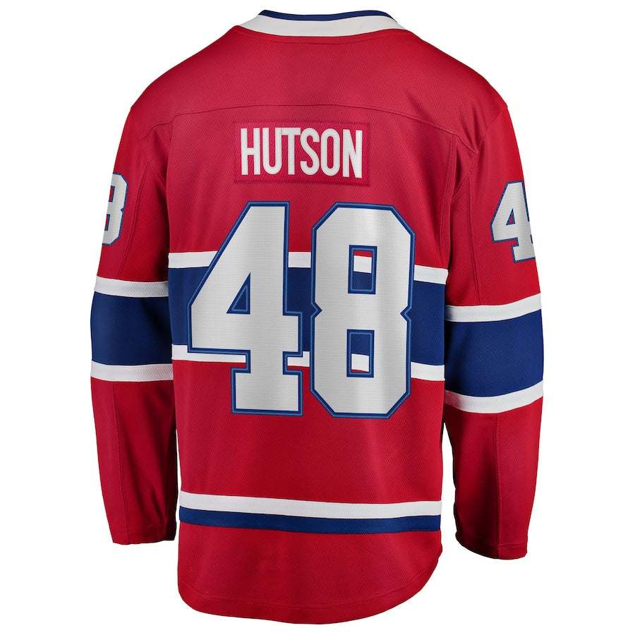 NHL Player Premium Jersey Home Lane Hutson Canadiens