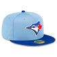 MLB Hat 5950 Batting Practice 2024 Blue Jays (Powder Blue & Royal Blue)