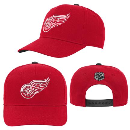 NHL Youth Hat Pre Curve Snapback Red Wings