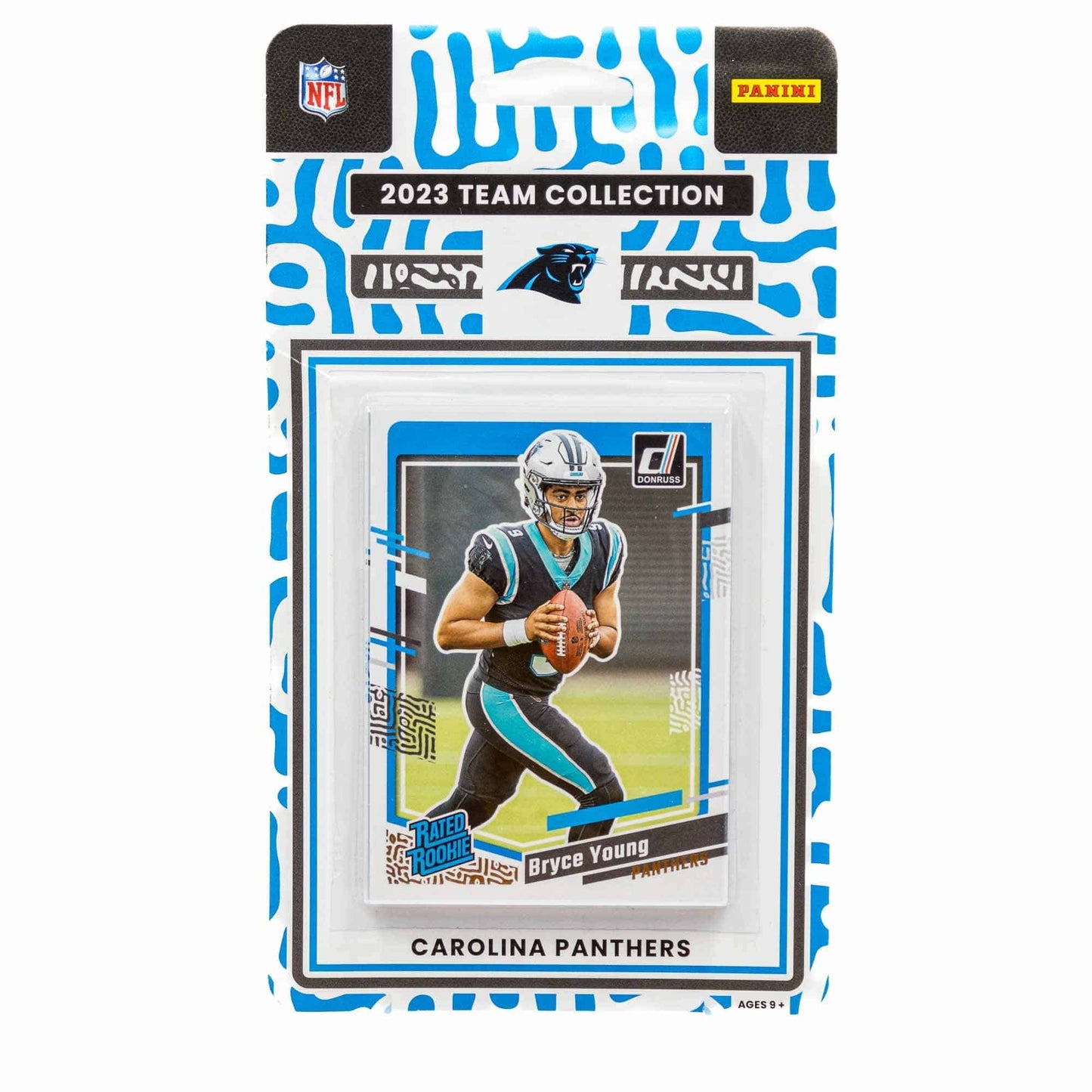 NFL 2023 Panini Trading Cards Donruss Team Set Panthers