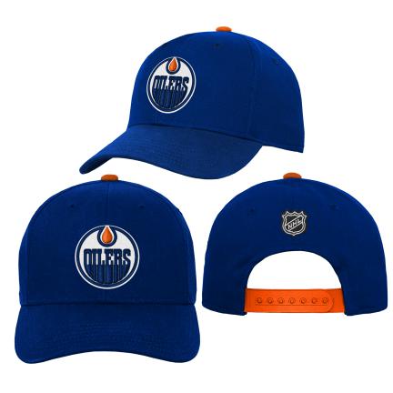 NHL Youth Hat Pre Curve Snapback Oilers