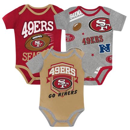 NFL Infant 3Pc Onesie Set 1st Round Pick 49ers