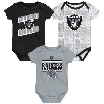 NFL 3pc Onesie Set Sunday Comic Raiders