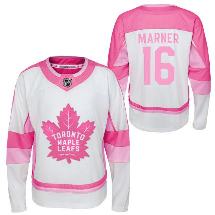 NHL Youth Player White Fashion Jersey Mitch Marner Maple Leafs